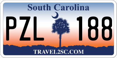 SC license plate PZL188