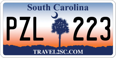 SC license plate PZL223