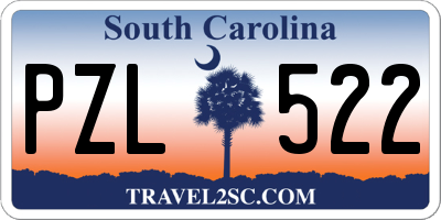 SC license plate PZL522