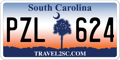 SC license plate PZL624