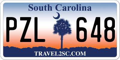 SC license plate PZL648