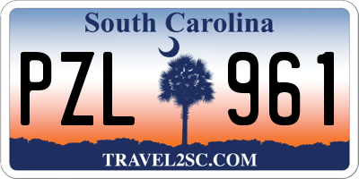 SC license plate PZL961