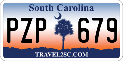 SC license plate PZP679