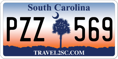 SC license plate PZZ569