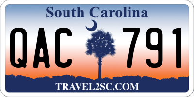 SC license plate QAC791