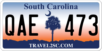 SC license plate QAE473