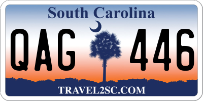 SC license plate QAG446
