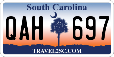 SC license plate QAH697