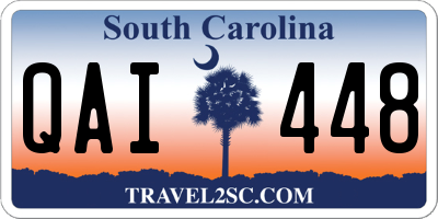 SC license plate QAI448