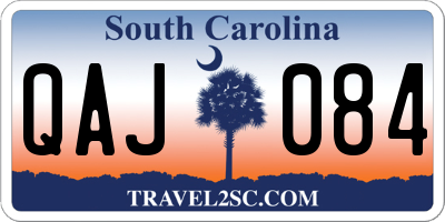 SC license plate QAJ084