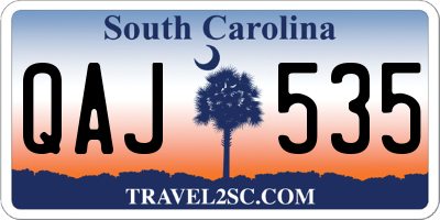 SC license plate QAJ535