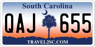 SC license plate QAJ655