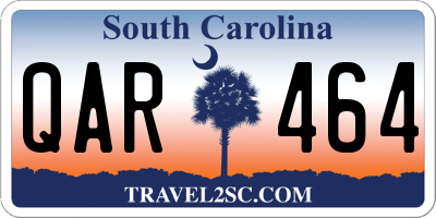 SC license plate QAR464