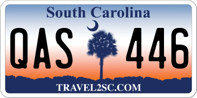 SC license plate QAS446