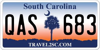SC license plate QAS683