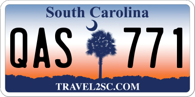 SC license plate QAS771