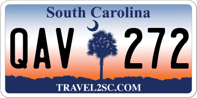 SC license plate QAV272