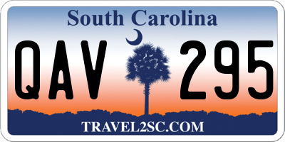 SC license plate QAV295