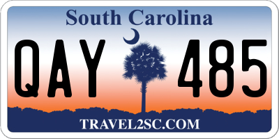 SC license plate QAY485