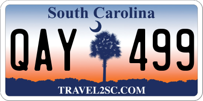 SC license plate QAY499