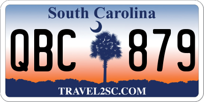 SC license plate QBC879