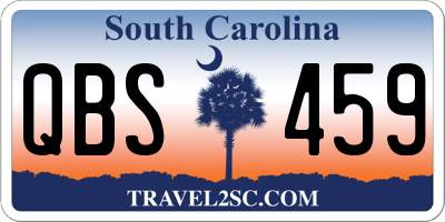 SC license plate QBS459