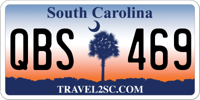 SC license plate QBS469