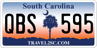 SC license plate QBS595