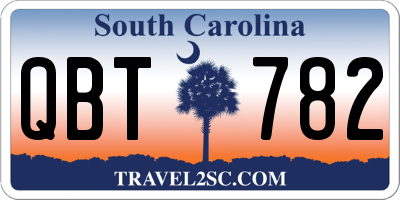 SC license plate QBT782
