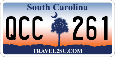 SC license plate QCC261