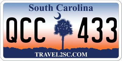 SC license plate QCC433