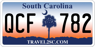 SC license plate QCF782