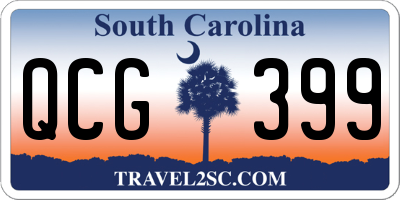 SC license plate QCG399