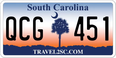 SC license plate QCG451
