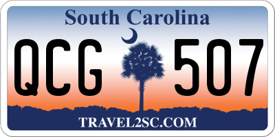 SC license plate QCG507