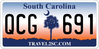 SC license plate QCG691
