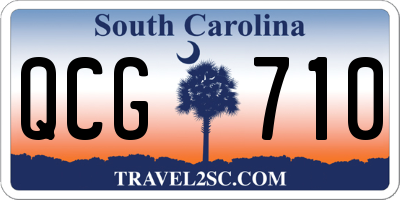SC license plate QCG710