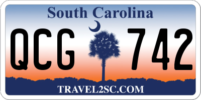 SC license plate QCG742