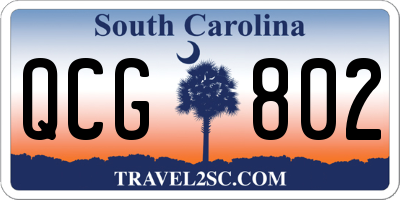 SC license plate QCG802