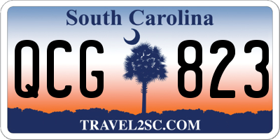 SC license plate QCG823