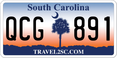 SC license plate QCG891