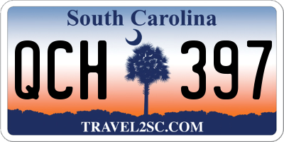 SC license plate QCH397