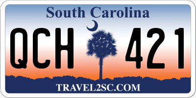 SC license plate QCH421