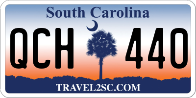 SC license plate QCH440