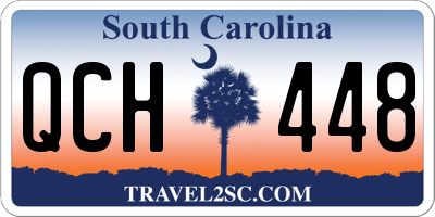 SC license plate QCH448