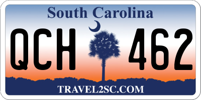 SC license plate QCH462