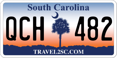 SC license plate QCH482