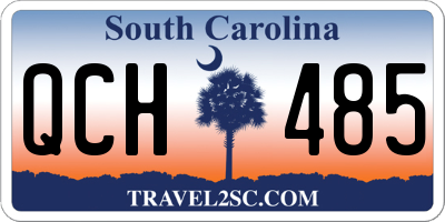 SC license plate QCH485