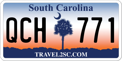 SC license plate QCH771