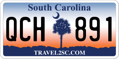 SC license plate QCH891